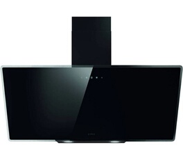 Hotte décorative inclinée 90cm 613m3/h noir prf0119828