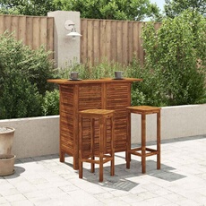 Vidaxl Table De Bar 110 X 50 X 105 Cm Bois D Acacia Massif
