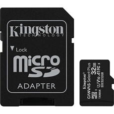 Canvas Select Plus - Carte mémoire flash (adaptateur microSDHC - SD inclus(e)) - 32 Go - A1 / Video Class V10 / UHS Class 1 / Class10 - microSDHC