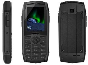 téléphone gsm noir avec écran couleur 2,4