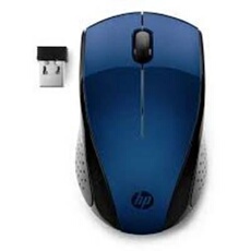 220 - Souris - 3 boutons - sans fil - 2.4 GHz - récepteur sans fil USB - bleu - CTO - pour HP 24, 27; Pavilion 24, 27, 32, TP01