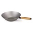 Poêle Wok Nomad BEKA 31 Cm - Acier Carbone Avec Poignée Bois Athermique