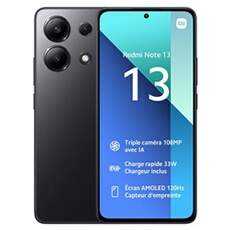 Acheter Redmi Note 13 4G 6 Go 128 Go Noir État correct - 124,00 € Redmi Note 13 4G 6 Go 128 Go Noir État correct - Xiaomi reconditionné disponible sur Darty