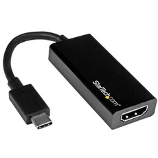 Convertisseur Vidéo USB-C vers HDMI - 4K 30Hz - Compatible Thunderbolt 3 - USB 3.1 Type-C vers HDMI Moniteur Dongle de Voyage Noir - Adaptateur vidéo