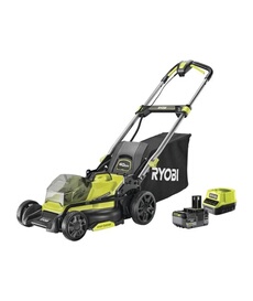 Tondeuse poussée 18V Brushless coupe 40 cm ramassage et mulching batterie 5 0