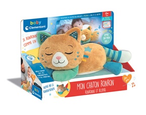 Peluche interactive Mon Chaton Ronron Ronronne et respire