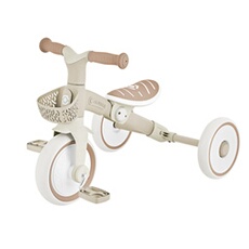 Tricycle Learning Trike 2-en-1 ecologic Taupe