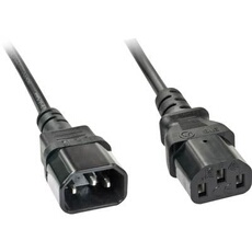 - Câble d'alimentation - power IEC 60320 C13 pour IEC 60320 C14 - 5 m - noir