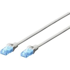 Ecoline - Cordon de raccordement - RJ-45 (M) pour RJ-45 (M) - 2 m - UTP - CAT 5e - démarré - gris