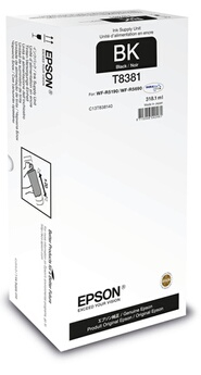 Epson T8381 - 318.1 ml - noir - original - recharge d'encre - pour WorkForce Pro WF-R5190, WF-R5190DTW, WF-R5690, WF-R5690DTWF, WF-R5690DTWFL