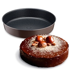Tefal Success - Moule à gâteau - 26 cm - non adhésif - rond - chocolat