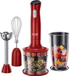 Desire 24700-56 3 in 1 - Mixeur à main - 500 Watt - rouge/noir