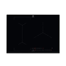EIV73342 - Table de cuisson à induction - 3 plaques de cuisson - Niche - largeur : 56 cm - profondeur : 49 cm - avec avant biseauté - noir