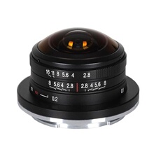 Objectif Hybride Laowa 4mm f2.8 Fisheye pour Fuji X - vue 6