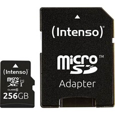 Premium - Carte mémoire flash (adaptateur microSDXC vers SD inclus(e)) - 256 Go - UHS-I / Class10 - microSDXC UHS-I