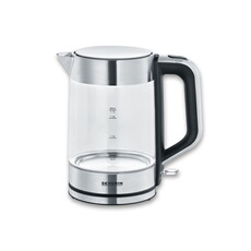 WK 3420 - Bouilloire - 1.7 litres - 2.2 kWatt - glass/brushed stainless steel/black