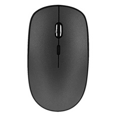 T'nB RUBBY - Souris - 3 boutons - sans fil - récepteur sans fil USB - gris foncé