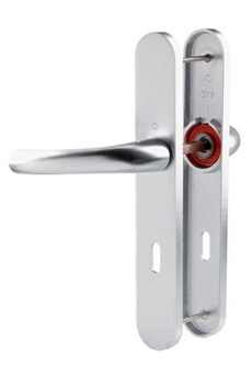 Ensemble de porte Tokyo HOPPE - Clé L - Argent - 1710/300M - 1787634