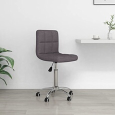 VIDAXL - Chaise de bureau pivotante - Taupe