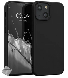 Coque et étui téléphone mobile Htdmobiles Housse etui coque silicone gel fine Apple iPhone 13 Pro Max + film ecran - NOIR -