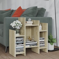 VIDAXL - Meuble de Rangement - Chêne Sonoma - 6 Étagères - Moderne