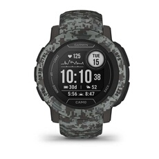 Instinct 2 - Camo Edition - 45 mm - camouflage graphite - montre de sport avec bande - silicone - taille du poignet : 135-230 mm - monochrome - 32 Mo