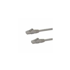 Cordon de raccordement UTP CAT6 (1,5 m) sans crochet - Gris - Cordon de raccordement - RJ-45 (M) pour RJ-45 (M) - 1.5 m - UTP - CAT 6 - sans crochet