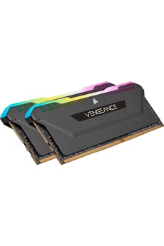 Vengeance RGB PRO SL - DDR4 - kit - 16 Go: 2 x 8 Go - DIMM 288 broches - 3200 MT/s / PC4-25600 - CL16 - 1.35 V - mémoire sans tampon - non ECC - noir