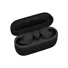 Evolve2 Buds MS - Ecouteurs sans fil avec micro - intra-auriculaire - Bluetooth - Suppresseur de bruit actif - USB-C via un adaptateur Bluetooth -