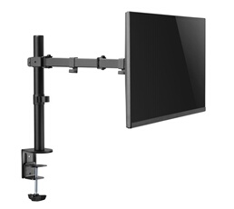 TNB ERGO LINE - Support écran simple ajustable en hauteur - noir