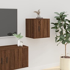 Vidaxl Marron Meuble Tv Mural Chêne 40X34,5X40 Cm816654