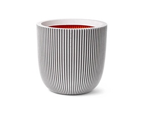 Pot de fleur boule - EUROPE - GROOVE NL - 43 x 41 cm - Ivoire