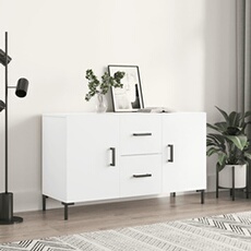 VIDAXL - Buffet - Salon - Blanc - 100x36x60 cm