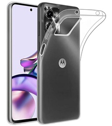 Coque pour Motorola Moto G13 4G / G23 4G / G53 5G - housse etui silicone gel fine + verre trempe - TRANSPARENT TPU -