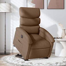 vidaXL - Fauteuil de relaxation - Électrique - Marron