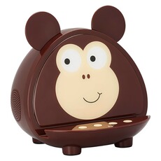 Enceinte sans fil Kitsound My Doodles pour Dock haut-Parleur sans fil Bluetooth avec prise Jack 3.5 mm pour Smartphones-Tablettes - Singe