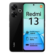 Smartphone Redmi 13 6,79'' 8 Go 256 Go Noir NO NFC