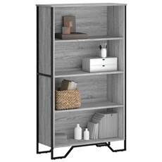 Vidaxl Gris Bibliothèque Sonoma 80X31x137,5 Cm Bois D'ingénierie848632