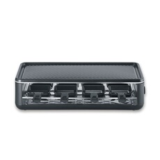 SEVERIN Black Line Lite RG 2365 - Raclette/grill - 1.3 kWatt - noir