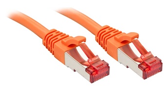 - Cordon de raccordement - RJ-45 (M) pour RJ-45 (M) - 1 m - SFTP, PiMF - CAT 6 - sans crochet - orange