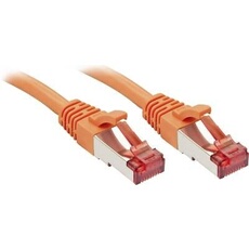 - Cordon de raccordement - RJ-45 (M) pour RJ-45 (M) - 5 m - SFTP, PiMF - CAT 6 - sans crochet - orange