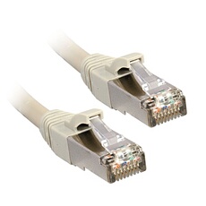 - Cordon de raccordement - RJ-45 (M) pour RJ-45 (M) - 5 m - STP - CAT 6 - sans crochet - gris