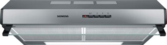 iQ100 LU63LCC50 - Hotte - standard - largeur : 60 cm - profondeur : 48.2 cm - evacuation & recyclage - avec moteur interne - acier inoxydable