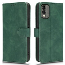 Housse pour Nokia C32 - etui coque pochette portefeuille + film ecran - VERT -