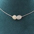 Pierres et Minéraux. Collier 3 perles Quartz rose du Brésil Chaine en Pierres et Minéraux. Collier 3 perles Quartz rose du Brésil Chaine en