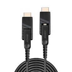 - Câble HDMI avec kit Ethernet - 19 pin micro HDMI Type D mâle pour 19 pin micro HDMI Type D mâle - 70 m - cuivre hybride/fibre optique - noir -