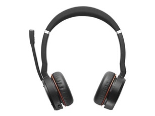Evolve 75 SE MS Stereo - Micro-casque - sur-oreille - Bluetooth - sans fil - Suppresseur de bruit actif - USB - Certifié pour Microsoft Teams - pour