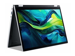 Aspire 3 Spin 14 A3SP14-31PT - Conception inclinable - Intel N-series - N250 / jusqu'à 3.8 GHz - Win 11 Home - Intel Graphics - 8 Go RAM - 512 Go SSD