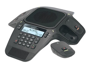 Téléphone DECTel Conference 1800 avec identification de l'appelant, noir