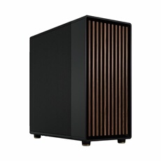 Fractal Design FD-C-NOR1X-02 unite centrale Midi Tower Noir, Charbon de bois